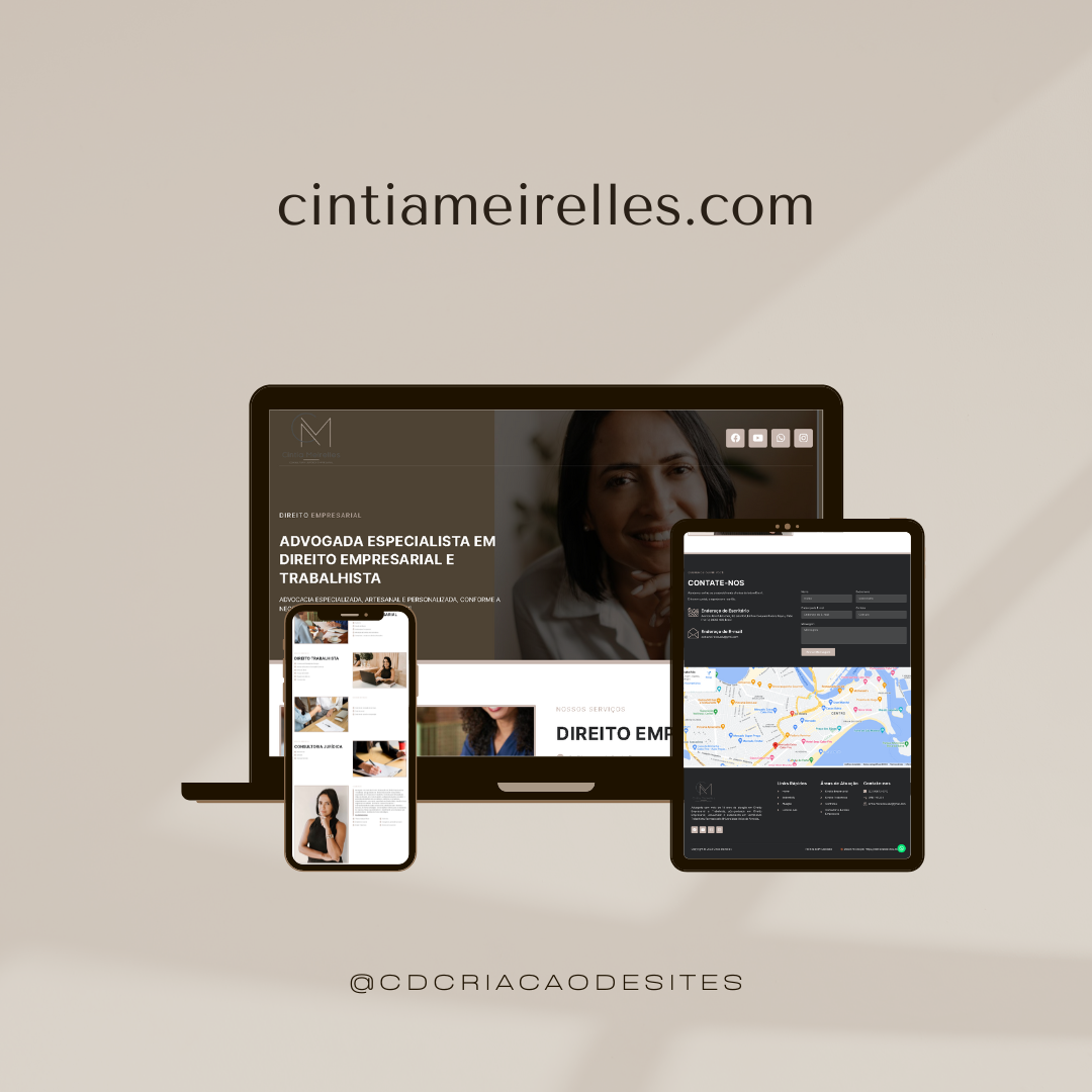 cintiameirelles - CD Criação de Sites - desenvolvimento de sites,criação de sites em natal,landing page advogado,landing page,criação de sites